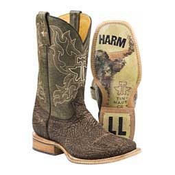 Take No Bull 11" Cowboy Boots Tin Haul